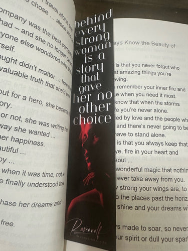 Bookmark-Behind Every Strong Woman