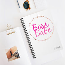 Load image into Gallery viewer, Spiral Notebook - Boss Babe