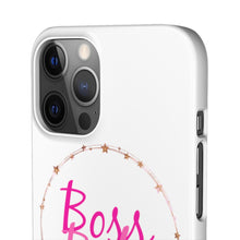 Load image into Gallery viewer, Snap Phone Case - Boss Babe