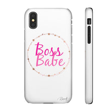 Load image into Gallery viewer, Snap Phone Case - Boss Babe