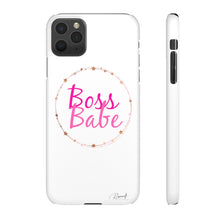 Load image into Gallery viewer, Snap Phone Case - Boss Babe