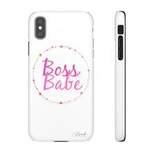 Load image into Gallery viewer, Snap Phone Case - Boss Babe