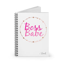 Load image into Gallery viewer, Spiral Notebook - Boss Babe