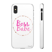 Load image into Gallery viewer, Snap Phone Case - Boss Babe