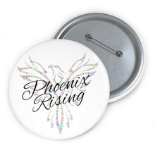 Load image into Gallery viewer, Safety Pin Button - Phoenix Rising