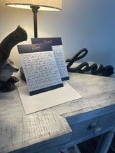 Load image into Gallery viewer, Custom 2 ,4 or 10 page Handwritten Note by Ravenwolf