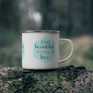 Enamel Mug - Beautiful, Strong & Free