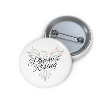 Load image into Gallery viewer, Safety Pin Button - Phoenix Rising